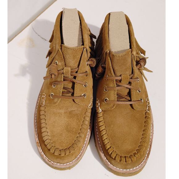 Sperry + Rebecca Minkoff Suede Fringe Chukka Fashion Boots Tan Womens Size US 7M - Picture 4 of 7